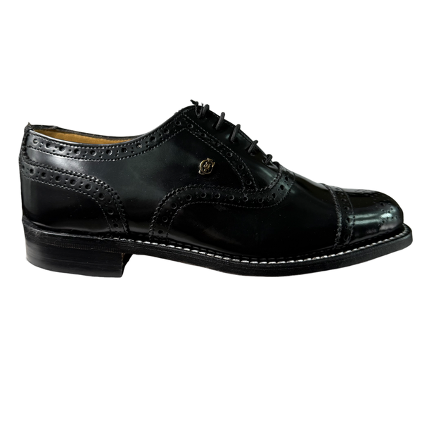 Crockett &amp; Jones - Leather Rowan Black Formal Shoes
