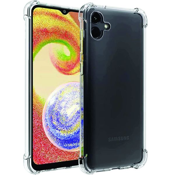 Shockproof TPU Clear Pouch Gel Case for Galaxy A04e