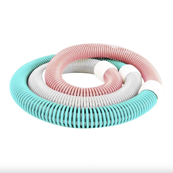 Foldable Weighted Soft Spring Hula Hoop for Waist Chest Leg Baack Fitness