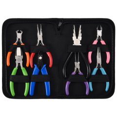 8 Pieces Jewelry Making Pliers Tool Kit, Needle Nose Pliers, Round