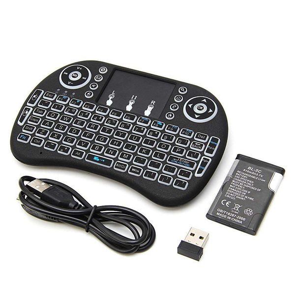 Mini 2.4GHZ Wi-Fi- Multimedia Keyboard With Touchpad &amp; Backlit