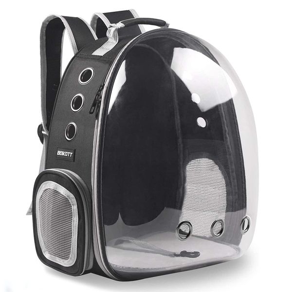 Breathable Pet Travel Backpack Space Capsule Carrier Bag