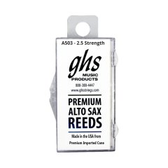 GHS A503 Alto Sax Reeds 2.5 strength pack of 5