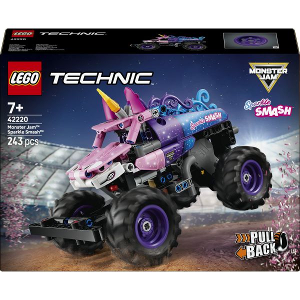 LEGO® Technic Monster Jam™ Sparkle Smash™ Pull-Back Toy 42220