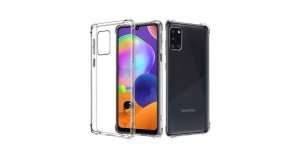 ZF Clear Gel Shockproof Bumper Pouch for Samsung A31