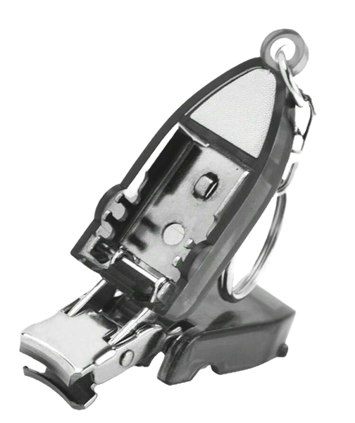 Folding Nail Clipper and Stainless Steel Nail File &amp; Portable Keychain