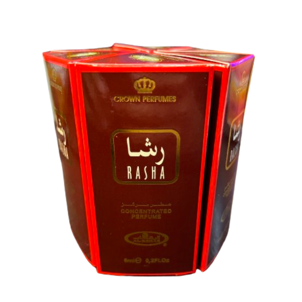 6 x 6ml Al-Rehab Rasha Roll On Attar Concentrated Perfume Oil