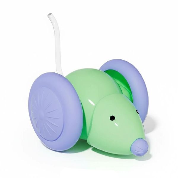 Interactive Fun Cat Toy Mouse with Wheels - Pet Playtime