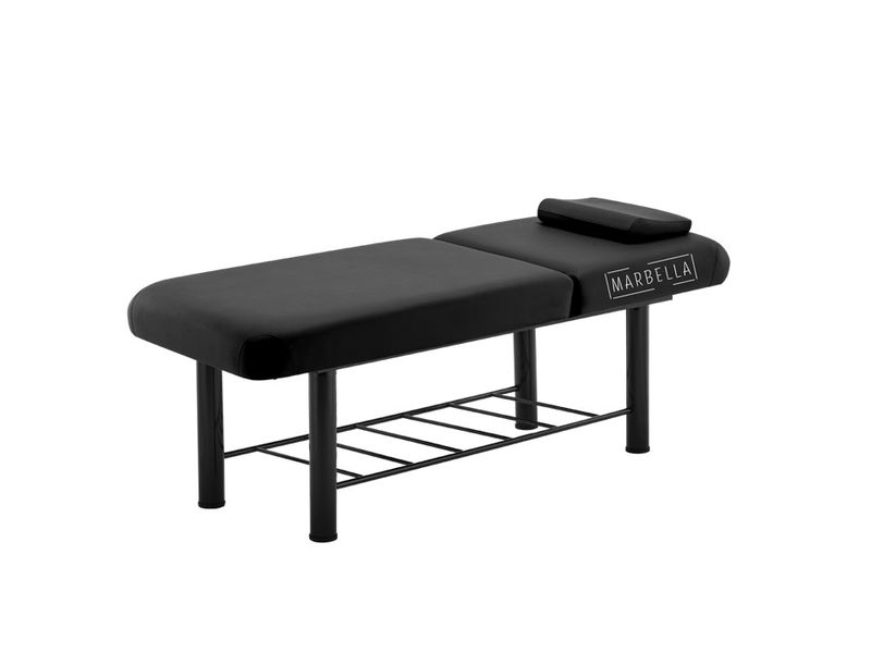 Marbella - Acacia Massage Bed with Steel Frame White
