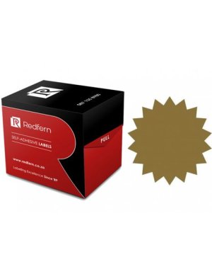 Redfern Notarial Seals - 50mm Gold - 5 Boxes