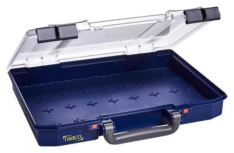 Raaco (144643) Storage Box, Transparent, Blue, PC, PP, General Purpose