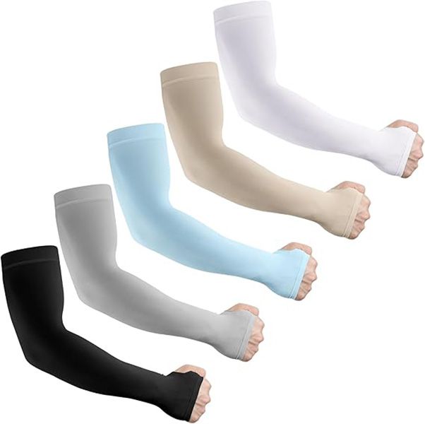 Sun Protection Cooling Arm Sleeves for Men &amp; Women, Compression Sleeves