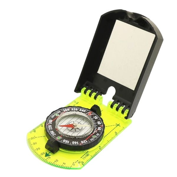 Multifunctional Survival Compass Scale Map Ruler Guiding Tool for Hiking
