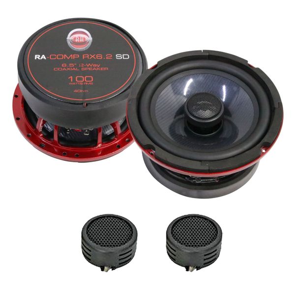 Reference Audio RA-COMP RX 6.2SD 6.2 100w Coaxial Speakers &amp; Evo Tweeters