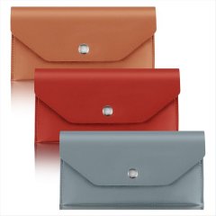 3 Pcs Cash Envelopes Waterproof Money Envelopes Red &amp; Brown &amp; Blue
