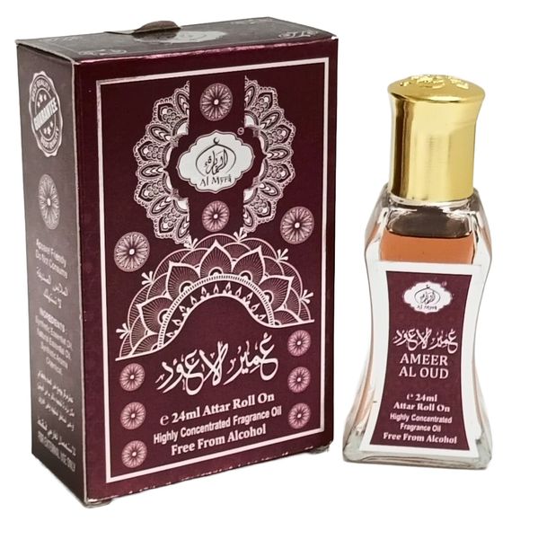 Ameer Al Oud Attar Roll-On (24ml) - Royal Fragrance