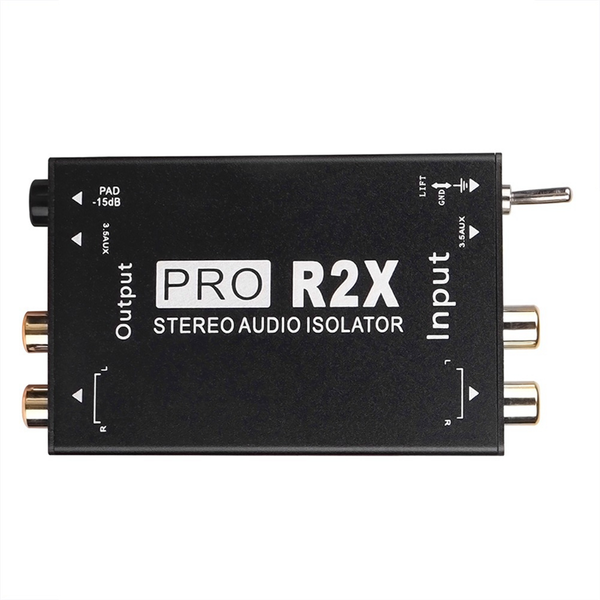 3.5Mm+Rca Audio Isolator Audio Current Acoustic Compatible with Universal
