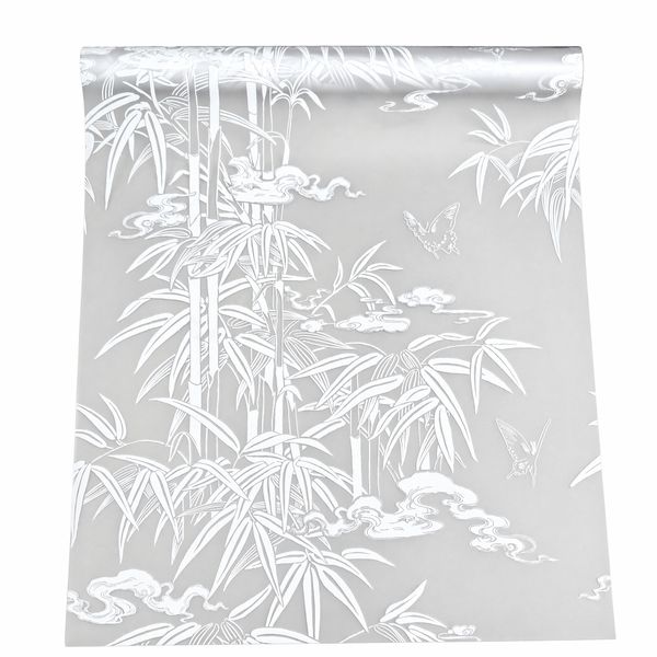 STICKCOOL Frosted Static Cling Window Film Seamless Privacy - Bamboo