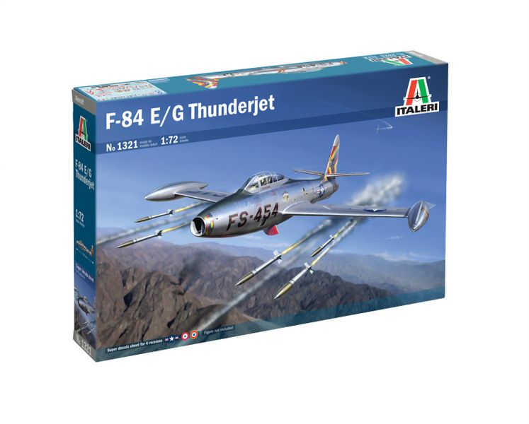 Italeri 1/72 F-84 E/G Thunderjet Plastic Model Kit