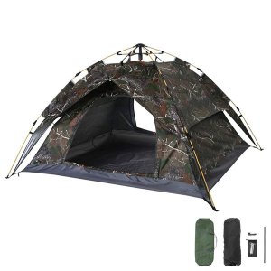 Mix Box Large Double Layer Waterproof Camping Pop Up Tent for 4 Person