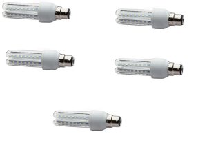 LED CFL B22 7W Cool White (Pack Of 5)