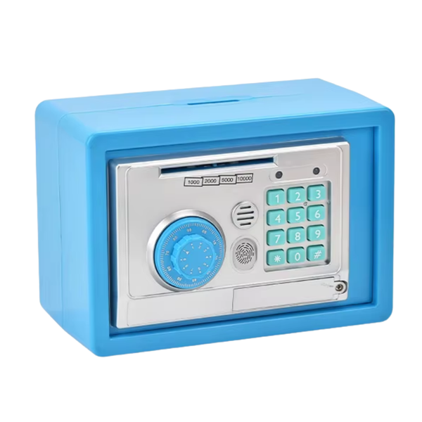 Teeto Toys - Toy Safe Box Money Bank with Password &amp; Fingerprint Lock