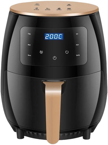 7-in-1 Digital 6L Touchscreen 1400W XL Hot Air Fryer with LED Display