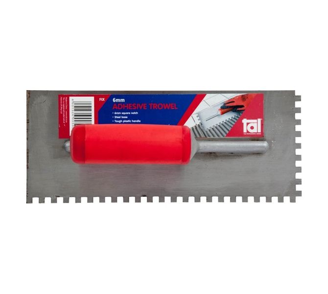 Adhesive Trowel 6mm Square Notch
