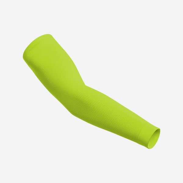 Van Rysel Pre-Formed Cool Weather Arm Warmers - Neon Yellow