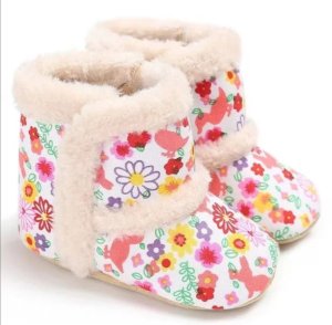 Little leila - Floral boots - baby girl