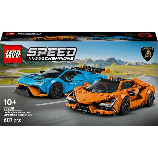 LEGO® Speed Champions Lamborghini Revuelto &amp; Huracán STO 77238