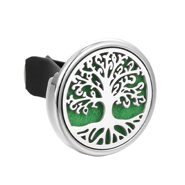 Refillable Car Air Freshener Clip- Vent-Mount Aromatherapy Diffuser