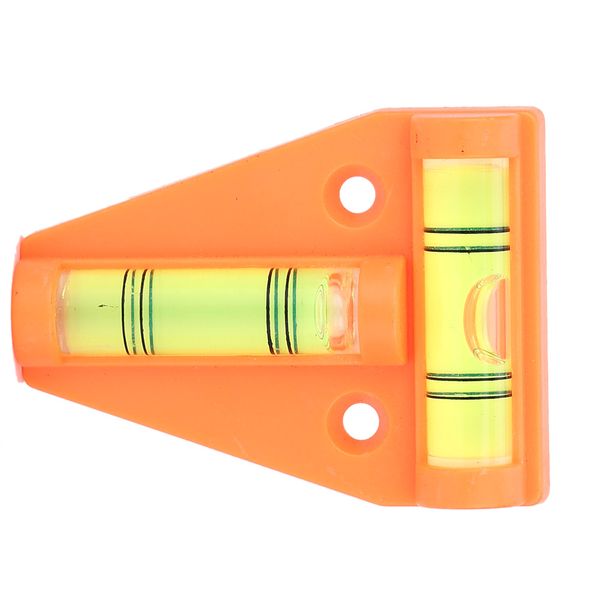 T Level Bubble Level with Installation Hole Compatible with Camera Orange