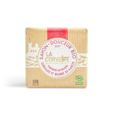 La Corvette Douceur soap bar | Organic | Pomegranate with shea butter| 100g