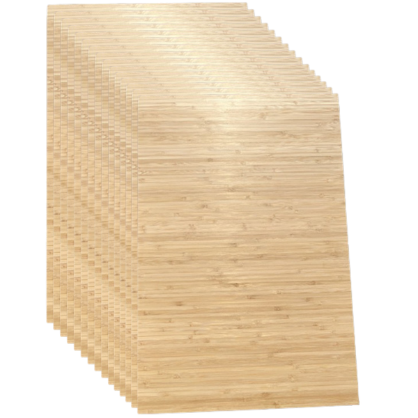 Bamboo wood Sheets 3mm - 40 × 60 cm (15 Pack) | Laser Cutting &amp; Craft Wood