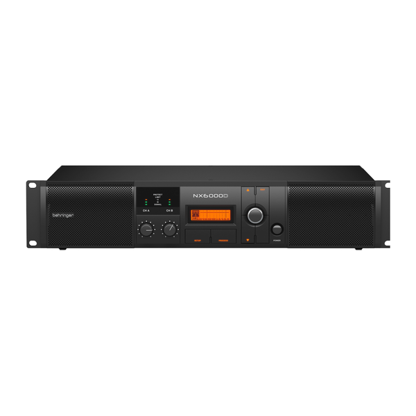 Behringer NX6000D 6000W 2-Channel Amplifier with DSP