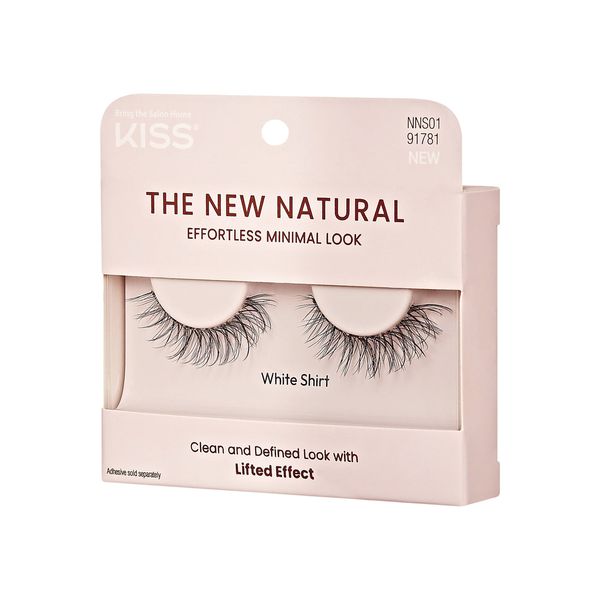 KISS The New Natural Strip Lashes White Shirt