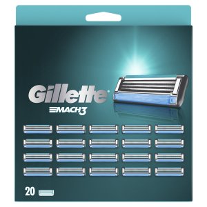 Gillette Mach 3 Razor Blades - 20 PACK