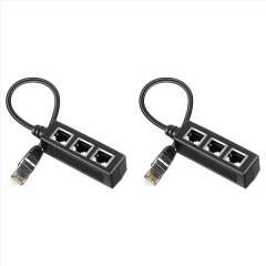 Rj45 Ethernet Splitter Adapter Ethernet Splitter 1 To 3 For Home