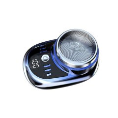 Shaver for Men Dry &amp; Wet, Portable Mini Razor, Detection Power LED - Black