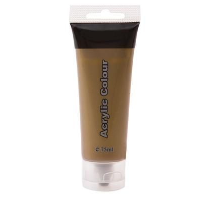 Bulk Pack 6 x Artist Acrylic Paint 75ml Tube - Gold