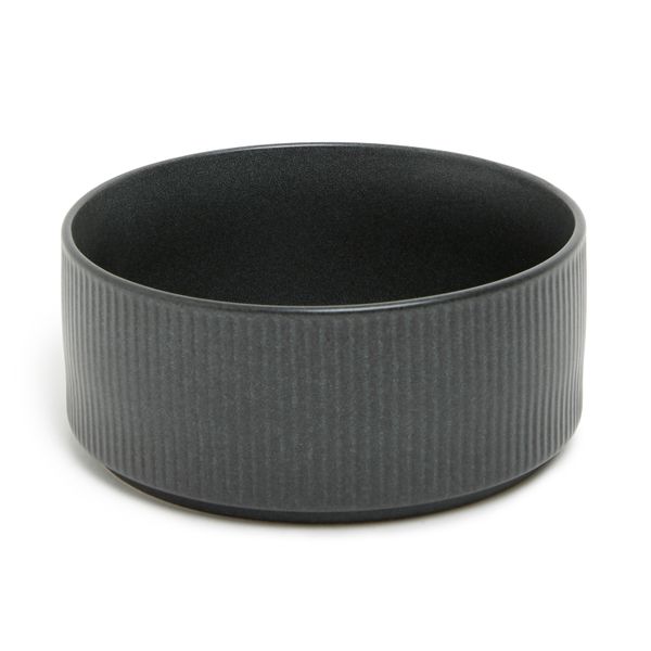 George &amp; Mason - Ceramic Ribbed 4 Pack Cereal Bowls