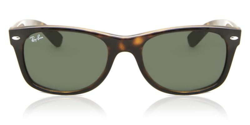 Ray-Ban New Wayfarer RB2132 902/58 55 Polarized Sunglasses
