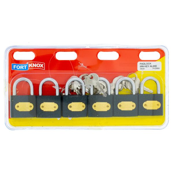 FORT KNOX Padlocks Iron Keyed Alike 40mm Q:6 P1D50U