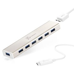 J5 Create Jch377 U3.1 Type-C-> 7X T-A Usb Charger