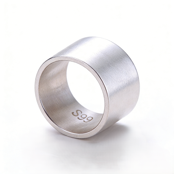 ZELTRYN New Fashion Pure Silver Ring 999 Sterling Silver