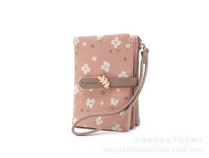 Women's Short Multifunctional Wallet with Zipper