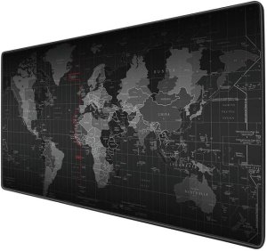 World Map Anti-Slip Extended Mouse Pad