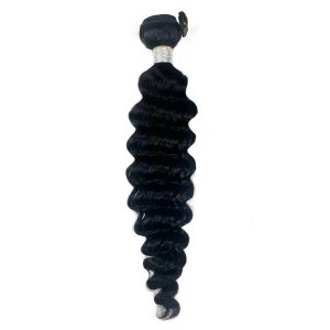 100% Peruvian Human Hair Deep Wave Curly Bundles 20 Inch