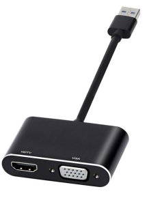 USB 3.0 HDMI/VGA Video Adapter | Dual Screen USB Display Converter | 1080P